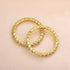 Louily Elegant Yellow Gold Round Cut Full Eternity Wedding Band Set In Sterling Silver - louilyjewelry
