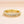 Louily Elegant Yellow Gold Round Cut Full Eternity Wedding Band Set In Sterling Silver