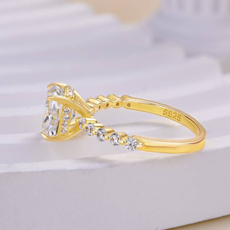 Louily Exquisite 2.0 Carat Cushion Cut Engagement Ring - louilyjewelry