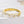 Louily Exquisite Yellow Gold Oval Cut Wedding Band