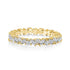 Louily Fashion Design Marquise Cut & Round Cut Wedding Band In Sterling Silver - louilyjewelry