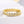 Louily Lovely Yellow Gold Two Rows Round Cut Wedding Band In Sterling Silver