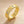 Louily Luxurious Yellow Gold Round Cut Wedding Band In Sterling Silver