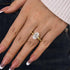 Louily Luxury Crushed Ice Oval Cut Engagement Ring - louilyjewelry