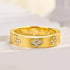 Louily Noble Yellow Gold Wide Wedding Band - louilyjewelry