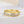 Louily Yellow Gold Bezel Emerald Cut Women's Wedding Band In Sterling Silver