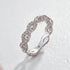 Louily Fashion Infinity Women's Wedding Band In Sterling Silver - louilyjewelry