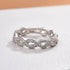Louily Fashion Infinity Women's Wedding Band In Sterling Silver - louilyjewelry