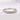 Louily White Gold Double Halo Round Cut Women's Wedding Band In Sterling Silver - louilyjewelry
